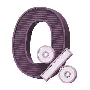 Нульовий аванс: Число нуль та знак відсотків