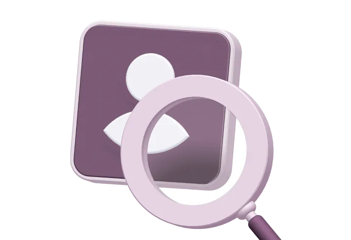 Профайл контрагента, на який направлено збільшуюче скло